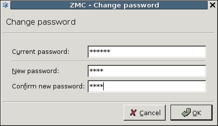 Change MS user password