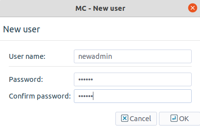 Adding a new MS user