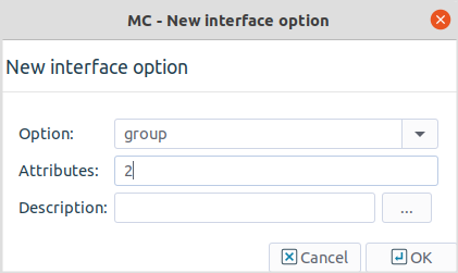 Creating interface groups