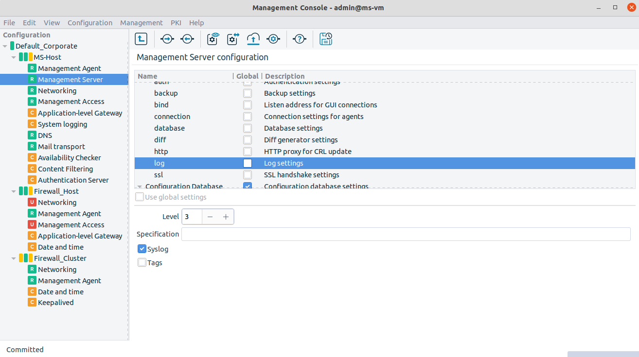 Setting up agent logging