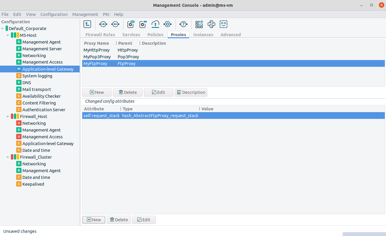 Using the Stacking provider in a proxy