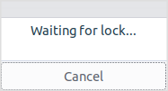 Component waiting for locking