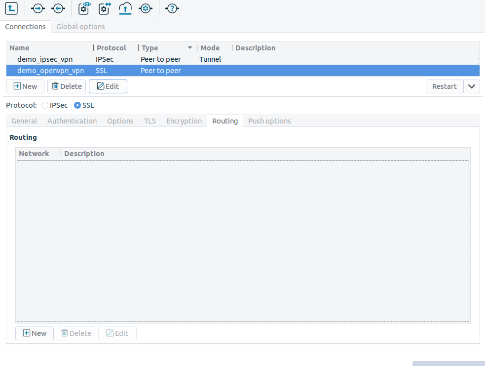 Configuring tunnel routing