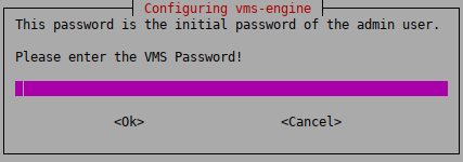 Configuring the initial password of the administrator user on MS