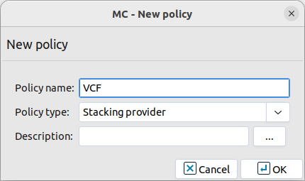 Configuring a Stacking Provider