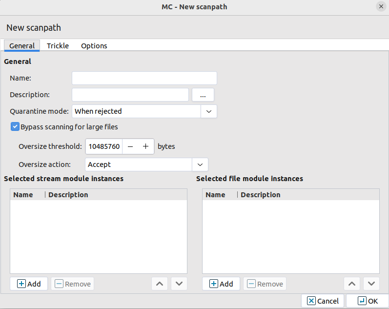 Creating a new scanpath