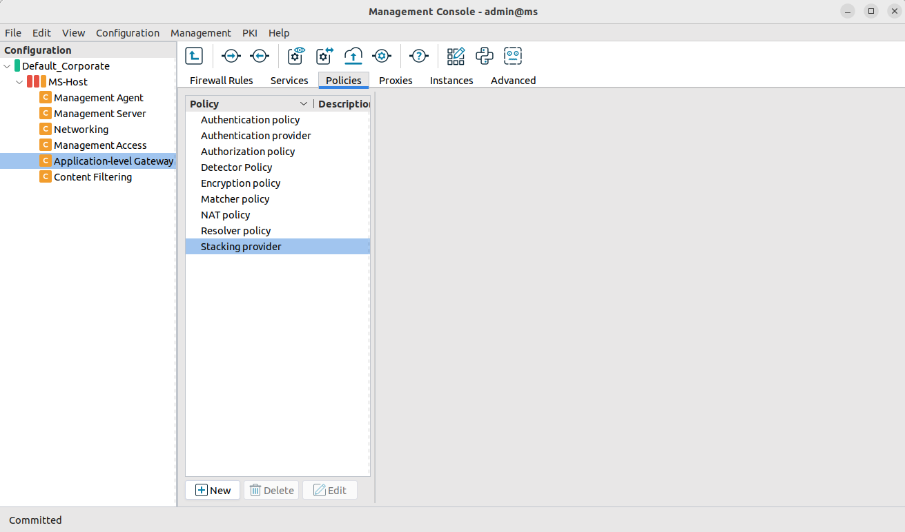 Creating Application-level Gateway policies