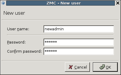 Adding a new ZMS user