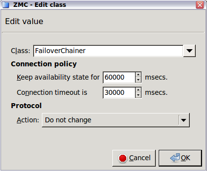 Configuring FailOverChainer