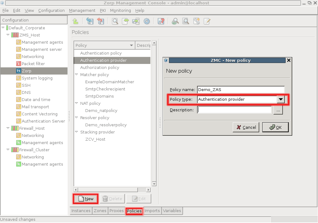 Creating an Authentication provider