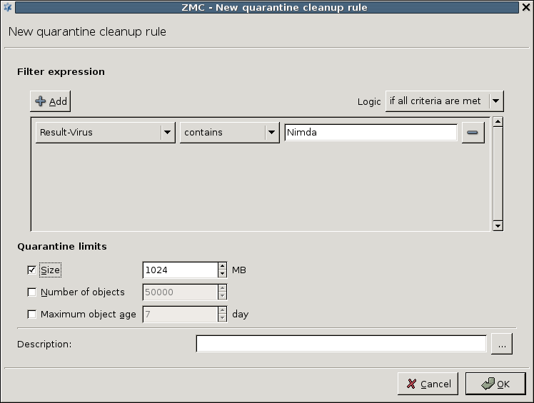 Creating new cleanup rules